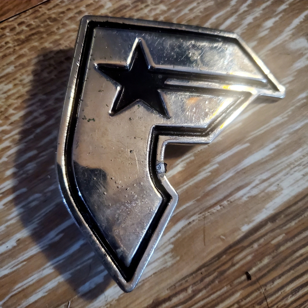 Silver Star Logo Belt Buckle